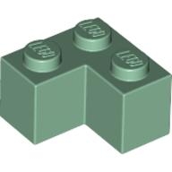 Lego kostka (kostička) 2x2 roh, pískově zelená (4517506, 4155044)